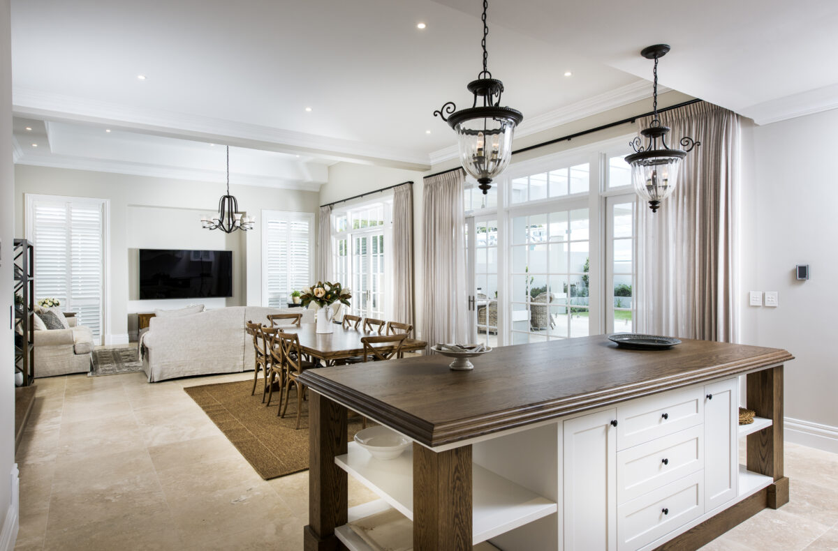 Hamptons Client Home Applecross Kitchen